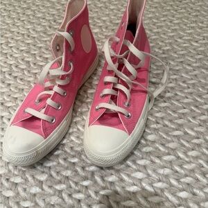 Converse Pink High-Top Sneakers